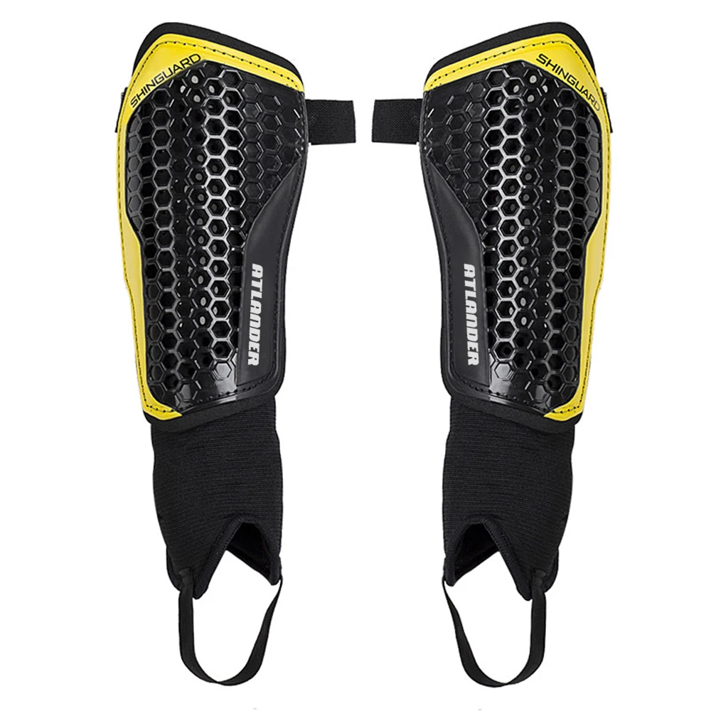 Fußball Schienbeinschutz Doppelschicht Fußball Training Bein Schutzpolster Verdickung Sport Leggings Unterstützung Mit Knöchel Schützen Fußball – Detail 3