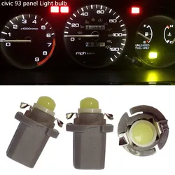 10pcs.Suitable for Honda Civic 93 panel light bulb LED car light bulbs, car interior lights, light-emitting diodes, T5,B8.5 1SMD