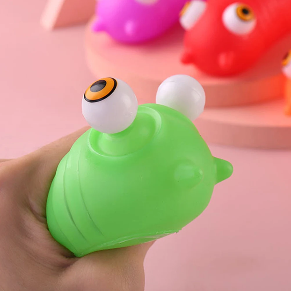 

3pcs Decompression Caterpillar Squeeze Sensory Fidget Stress Relief Kids Adults Popping Eye Desk For Anxiety Relief