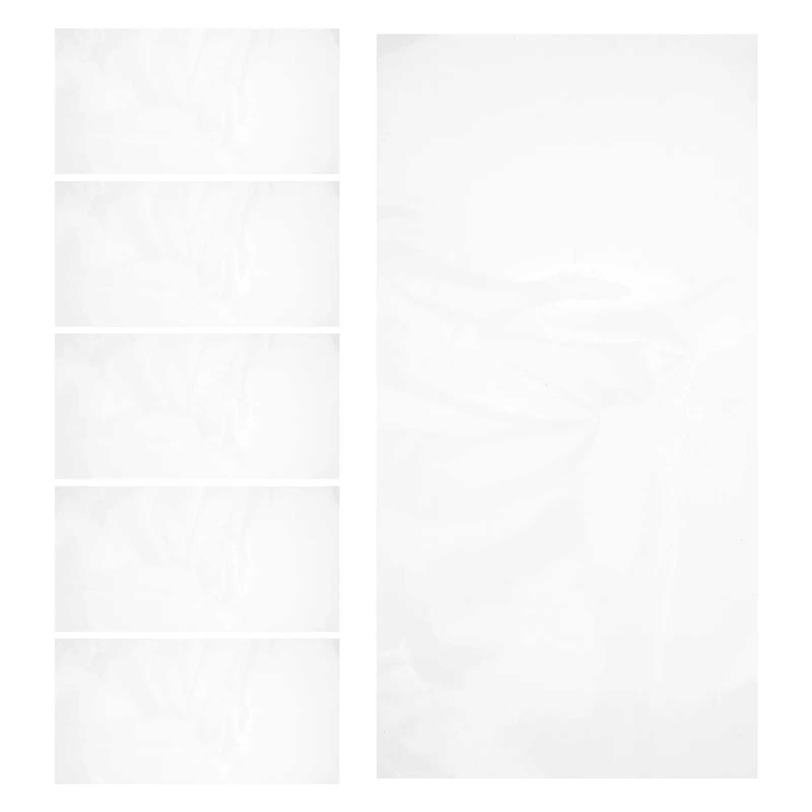 6Pcs Transparent Pet Vent Covers 15.52x8.06 Clean Slim Lightweight for Ceiling Floor Wall Vents Decorative Register