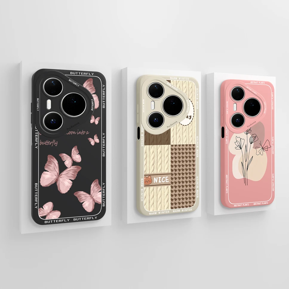 حافظة لهاتف هواوي بورا 80 برو بلس الترا 5G حافظة جميلة لرائد الفضاء ناعمة من السيليكون السائل لهاتف هواوي بورا 80 برو + غلاف ممتص للصدمات #5