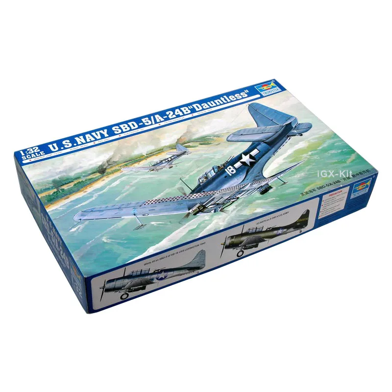 

Модель Trumpeter 02243 1/32 US SBD SBD-5/A-24B глубинный погружной бомбардировщик военный самолет пластиковая сборка модель ремесло игрушка набор для строительства