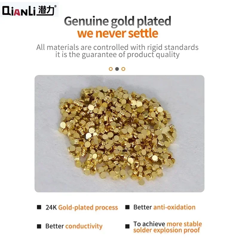

Qianli iAtlas 24K Explosion-Proof Gold-Plated Foil Gasket for Mobile Phone Motherboard Middle Frame & Chip Reballing Repair