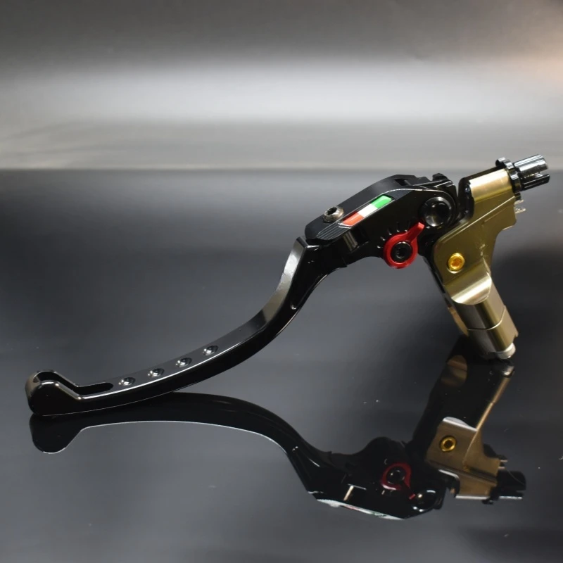 

Universal 22 Handlebar Motorcycle CNC Wire Harness Clutch Effortless Lever 6-Section Adjustment Rod