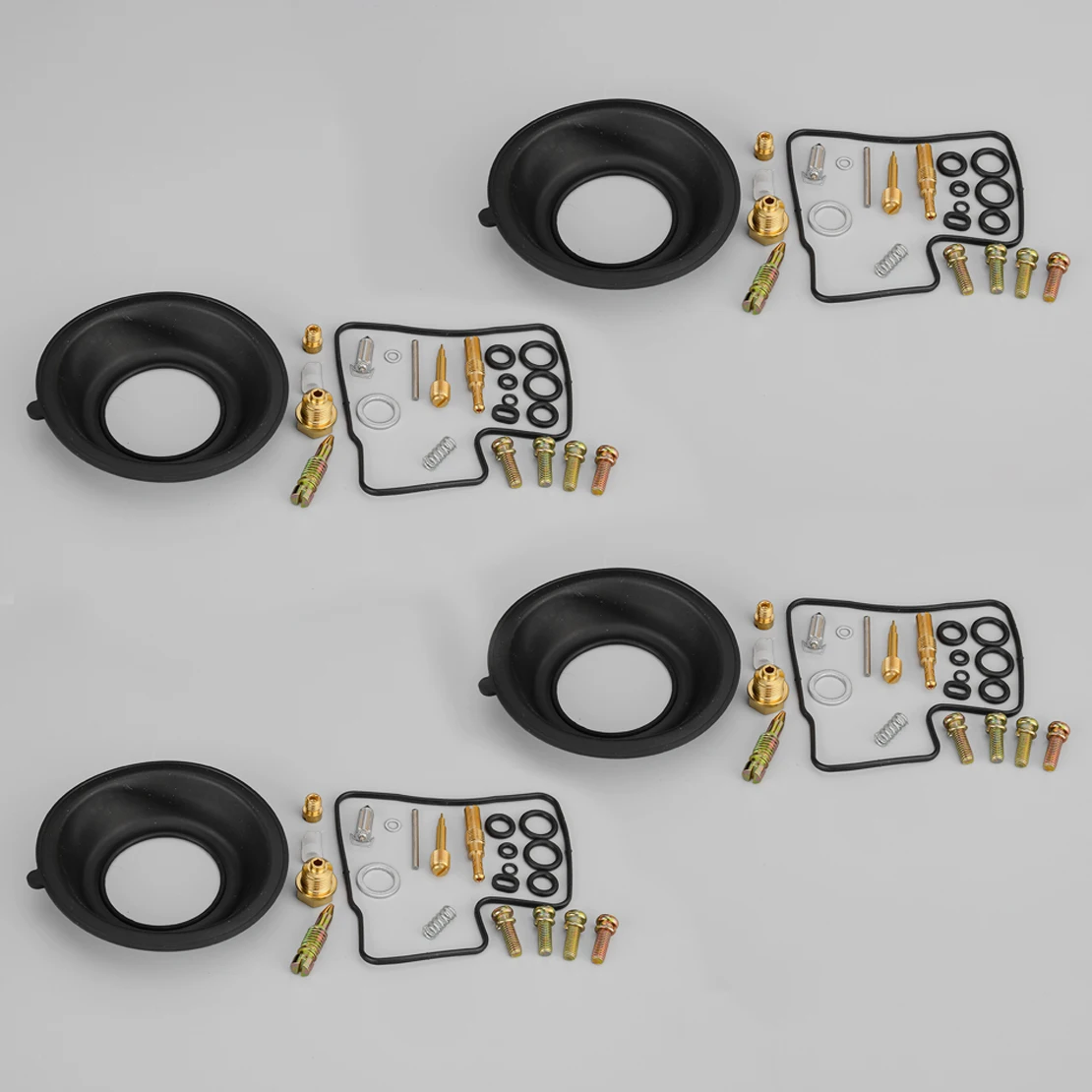 4 Juegos de Kits de Reparación de Diafragma de Carburador para Honda VF700 VF750 C S F Magna Interceptor Sabre V45 Magna Interceptor Sabre