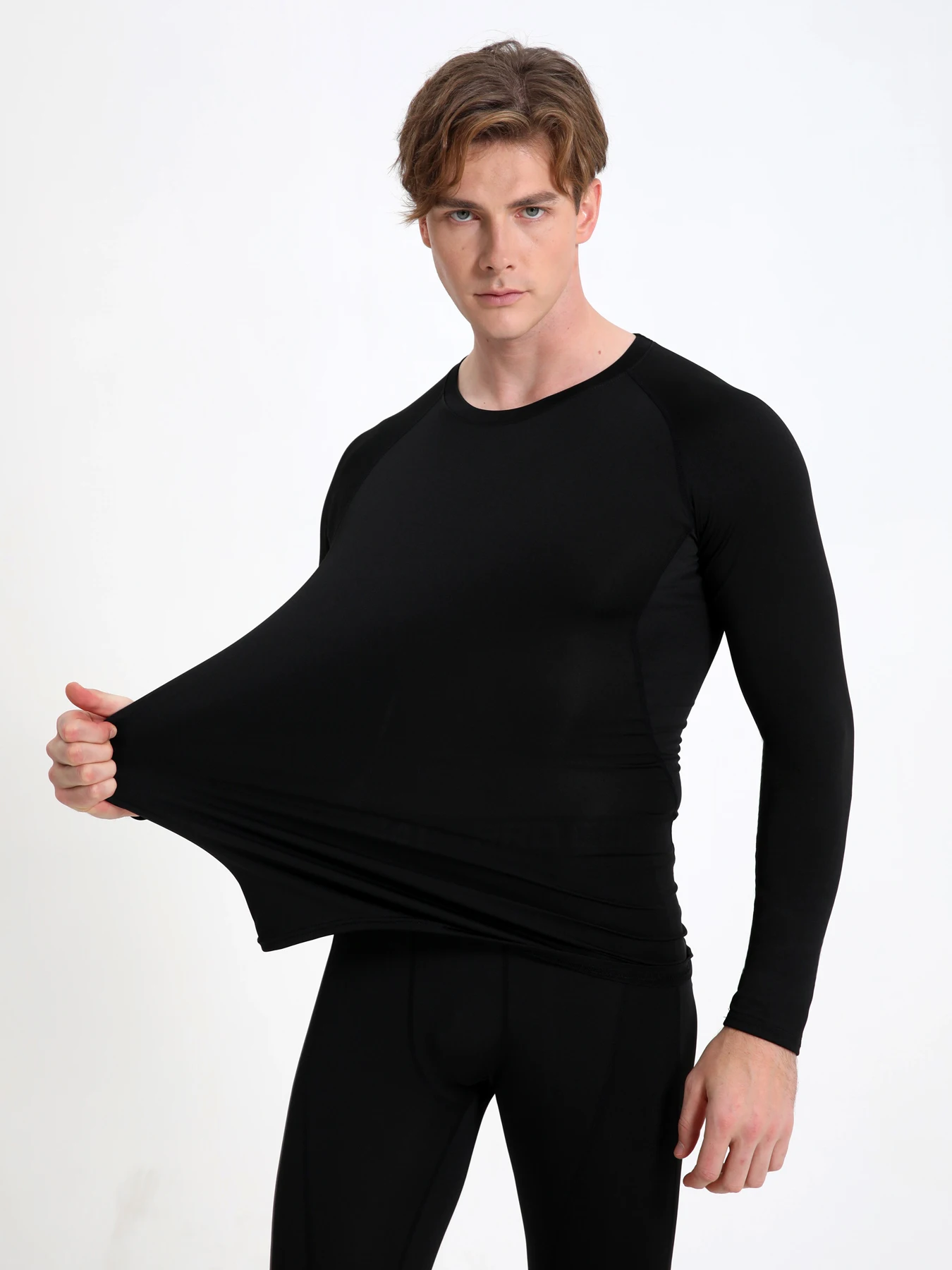 Men's Compression Shirts: Get Fit Fast With Long Sleeve Athletic Workout Tops! image 4