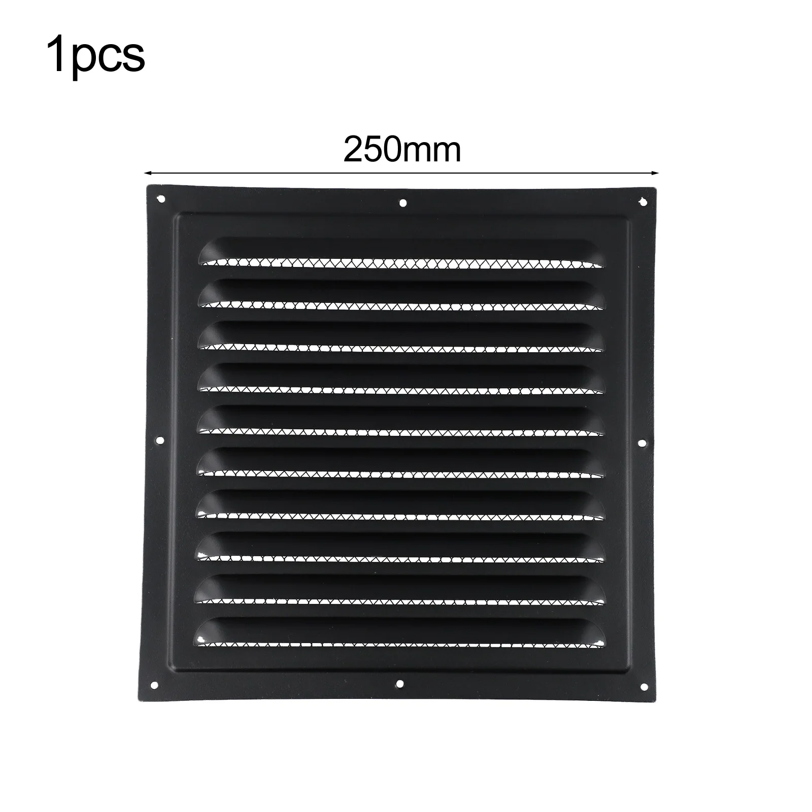 Louver Air Vents Grille Ventilation Covers Aluminum Grilles Duct Heating Cooling Vents Plate Insect Screen Cover Air Vents