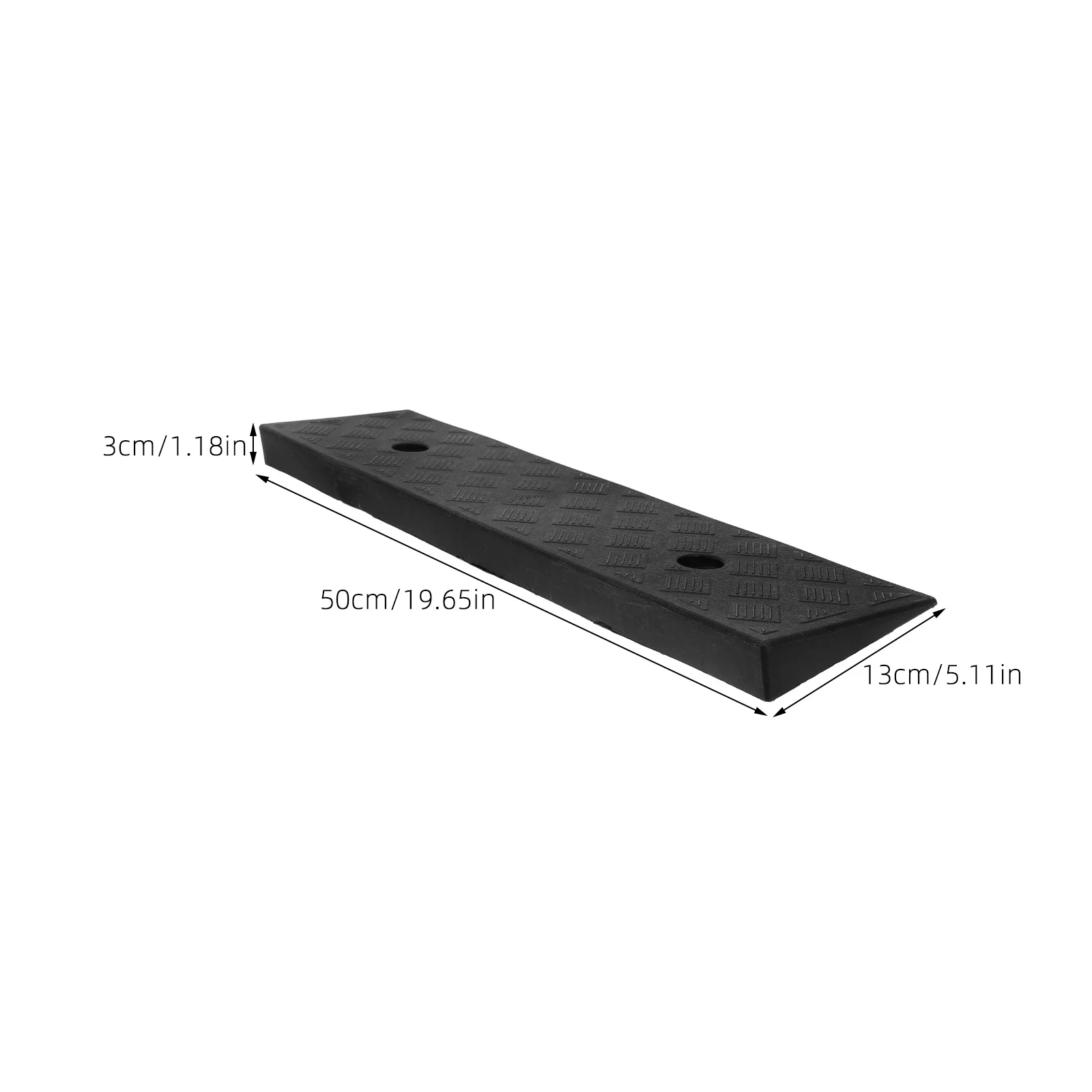 2PCS Step Mat Ramp Ramp for Home Doorway Skating Scooter AntiSlip Durable Plastic MultiFunctional