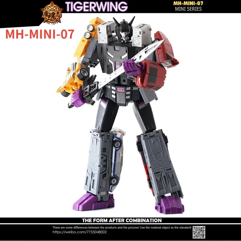 Transformation 5IN1 MHZ TOYS MH-MINI-07 TIGERWING Menasor Motormaster Drag Strip Deadend Breakdown Wildrider Action Figure Toy