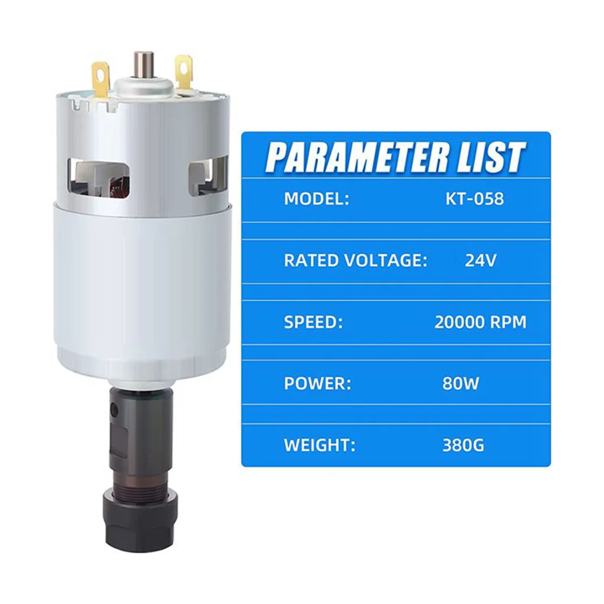มอเตอร์775 DC 12V-24V 20000 RPM ลูกปืน Motor listrik แรงบิดขนาดใหญ่แกนหมุนพลังงานสูงสำหรับเครื่องแกะสลัก3018 CNC