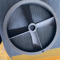 1pc 0.36 belt pulley flywheel Main engine wheel Nose wheel Air compressor air pump 260mm diameter