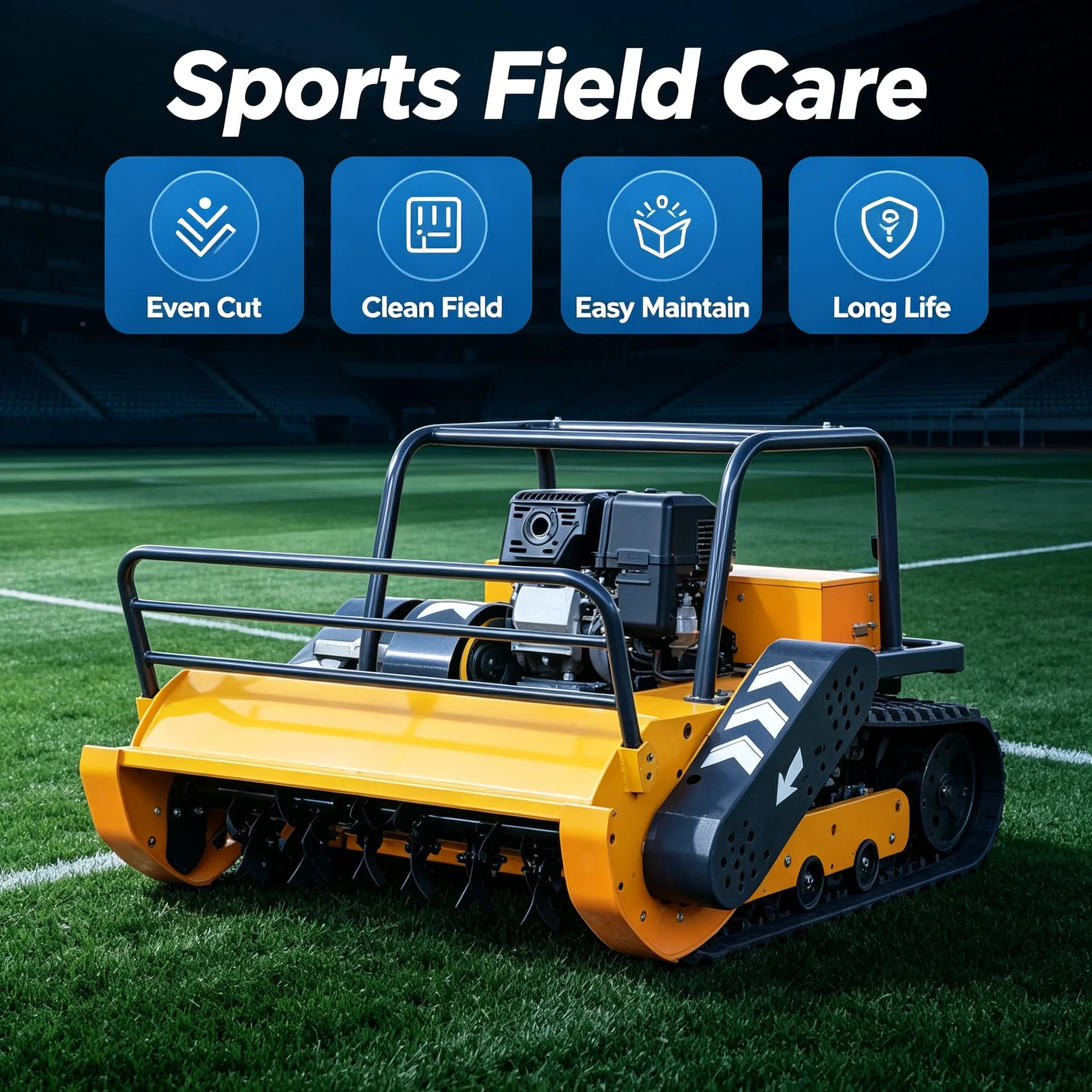 Customized private garden cordless remote control robot mower with simple maintenance requirement, save later upkeep efforts