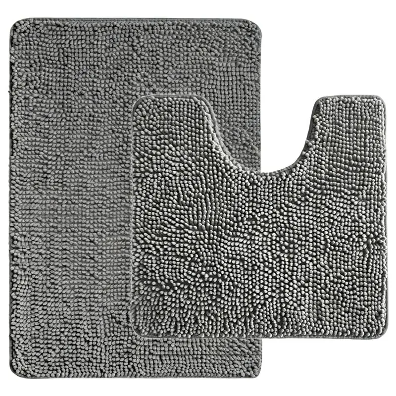 

ABUG-Area Mats Set, Machine Washable Mats, Area Mat Set Size 50X80cm In And 50X50cm, Absorbent Washable Mats