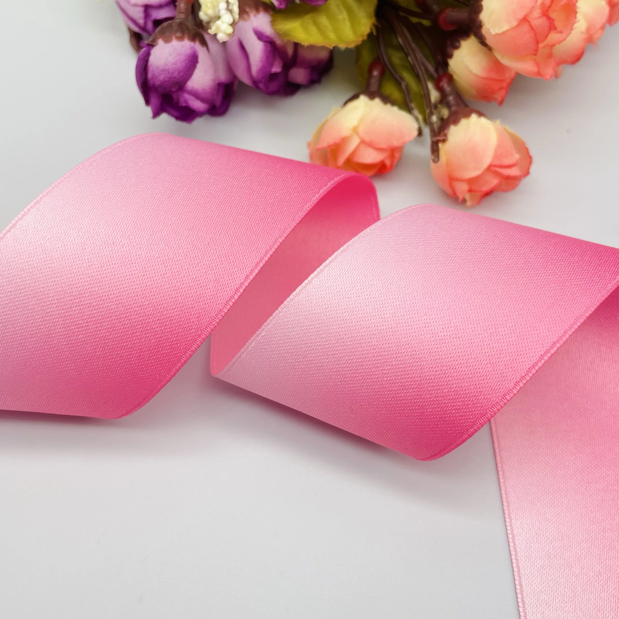 10 Yards 40mm double-sided gradation ribbon DIY handmade material Headwear for hair bows clothing shoesaccessories 2406051