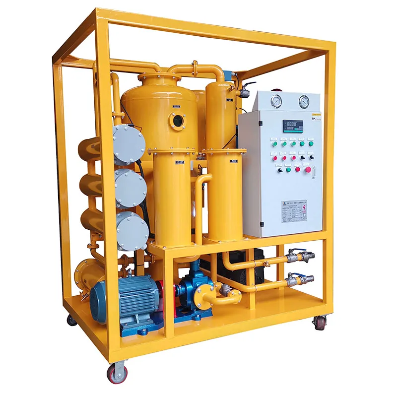 High Vacuum Double Stage Insulation Oil Purifier Dielectric Oil Purification Filter System Transformer Oil Filtration Machine