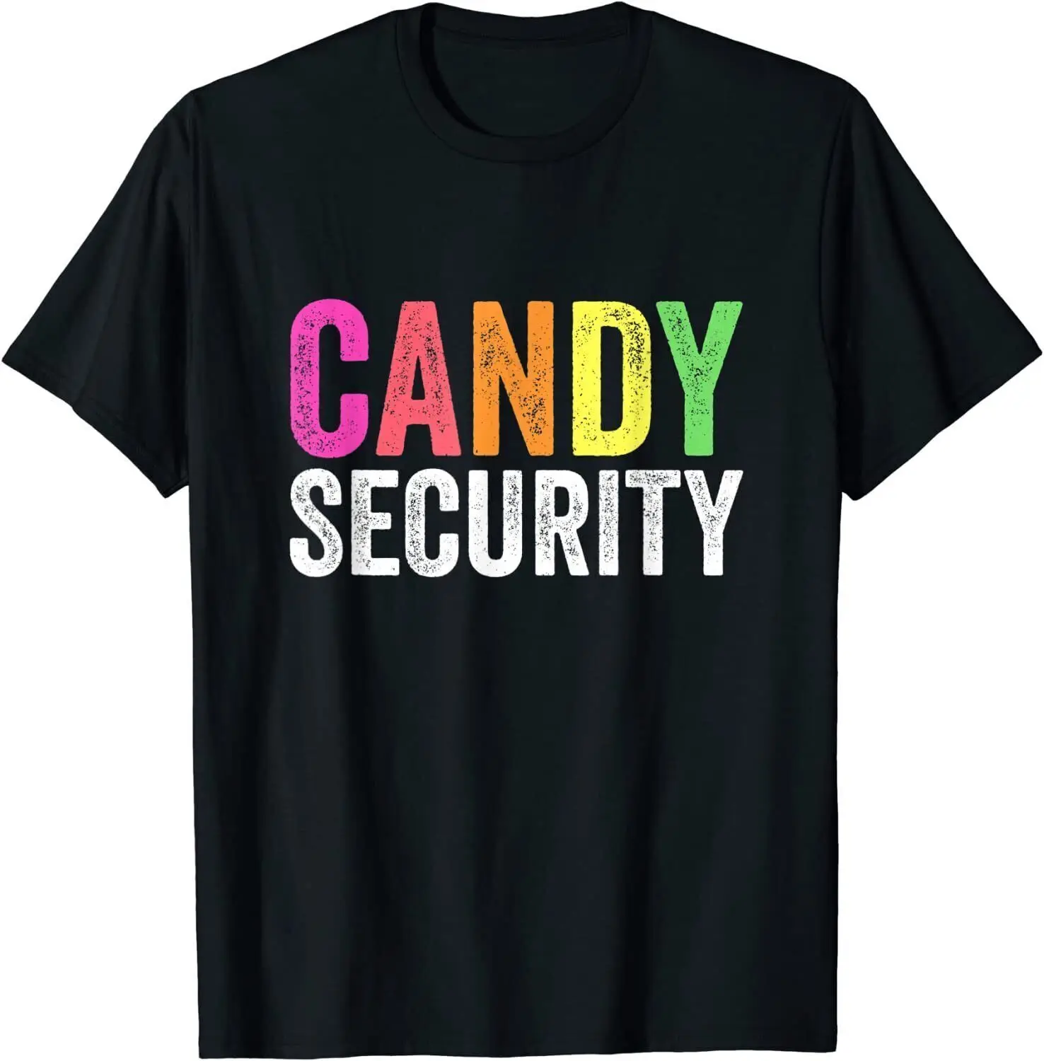 Funny Candy Security Halloween Costume T-Shirt Gift For Men, Size M - 3XL