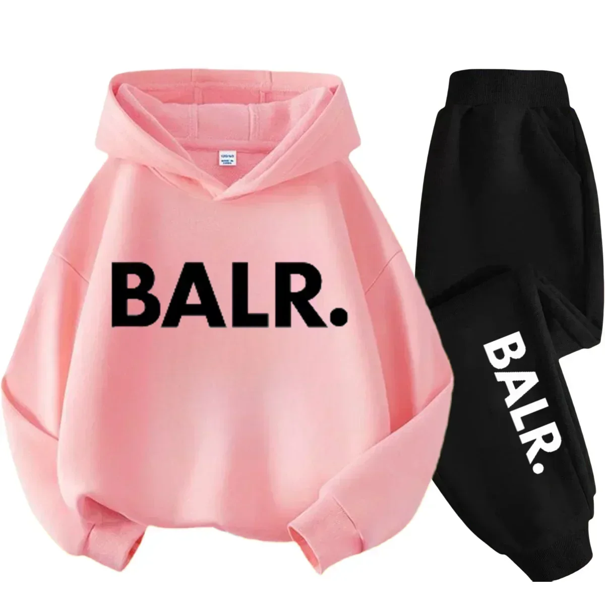 Kinder-Hoodie-Set Herbst Winter New York USA Buchstaben-Grafik Sweatshirt Hosenanzug Baby Jungen Mädchen Kinder Sport Zweiteiliger Trainingsanzug – Detail 8