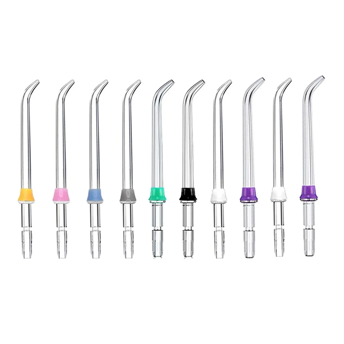 N89R 10 peças de pontas de jato clássicas de substituição compatíveis com fio dental Waterpik e outras marcas de irrigadores orais