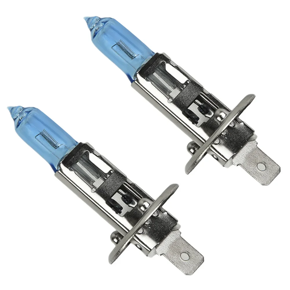 2pcs Car H1 12V 100W Lights Super Bright Headlights White 6000k Head Lamp Halogen Bulbs For BMW Golf Passat Peugeot Jeep