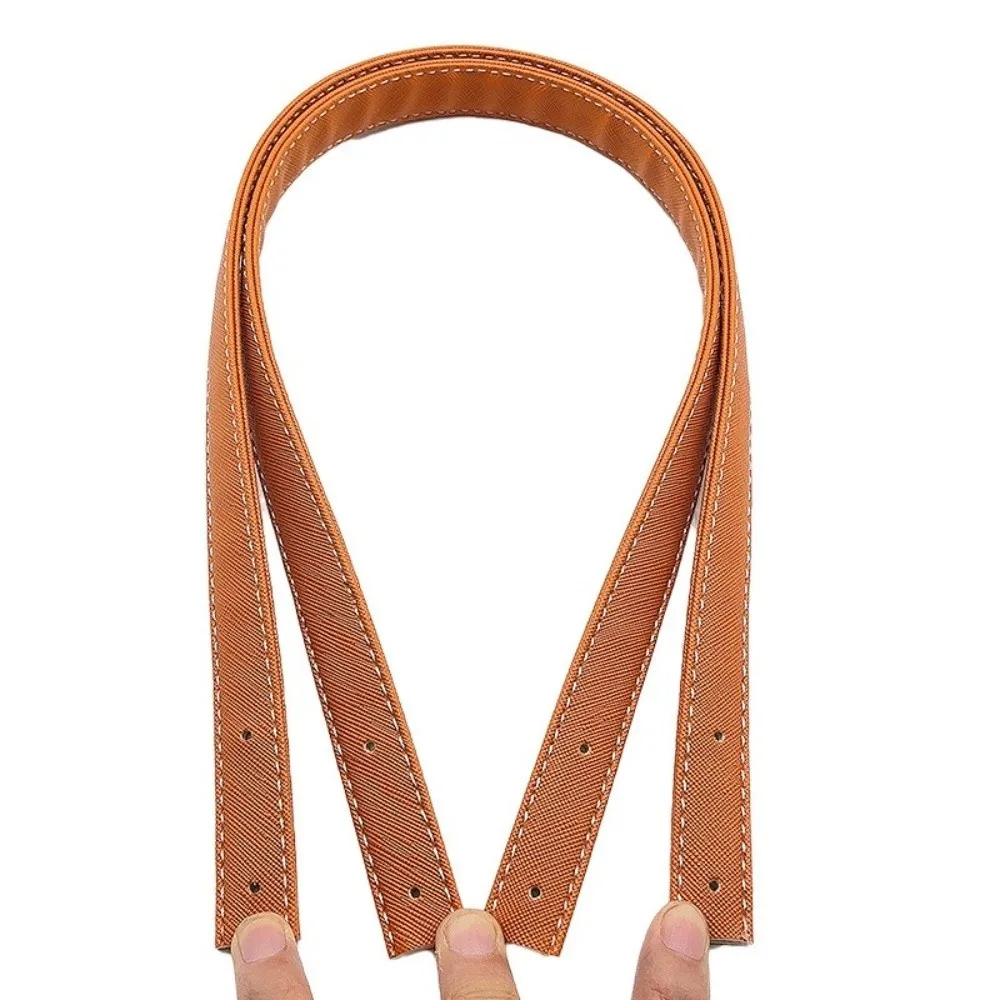 Durable 2pcs Bag Straps PU Leather 60cm Length Shoulder Bag Strap Detachable Replacement Bag Accessories For Bags