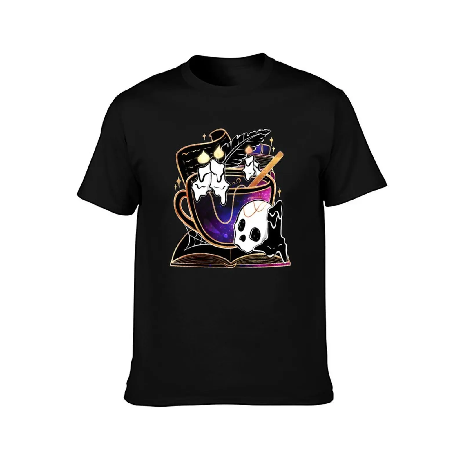 Potions and Spellcasting Teacup T-Shirt Work Wear Lightweight Tee T-Shirt