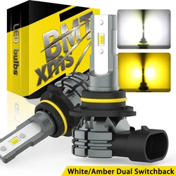 BMTxms 9006 HB4 LED Bulb Dual Color H8 H11 H10 9145 9005 Canbus Fog Light for Toyota Highlander Rav4 Yaris Chevrolet Cruze Mazda