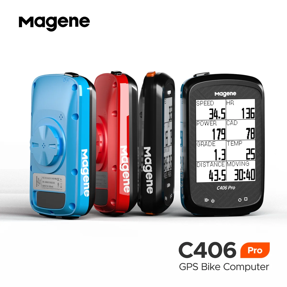 Magene C406 Pro Bike GPS Computer MTB Road Cycle Smart Wireless Waterproof Speedometer Bicycle Odometer