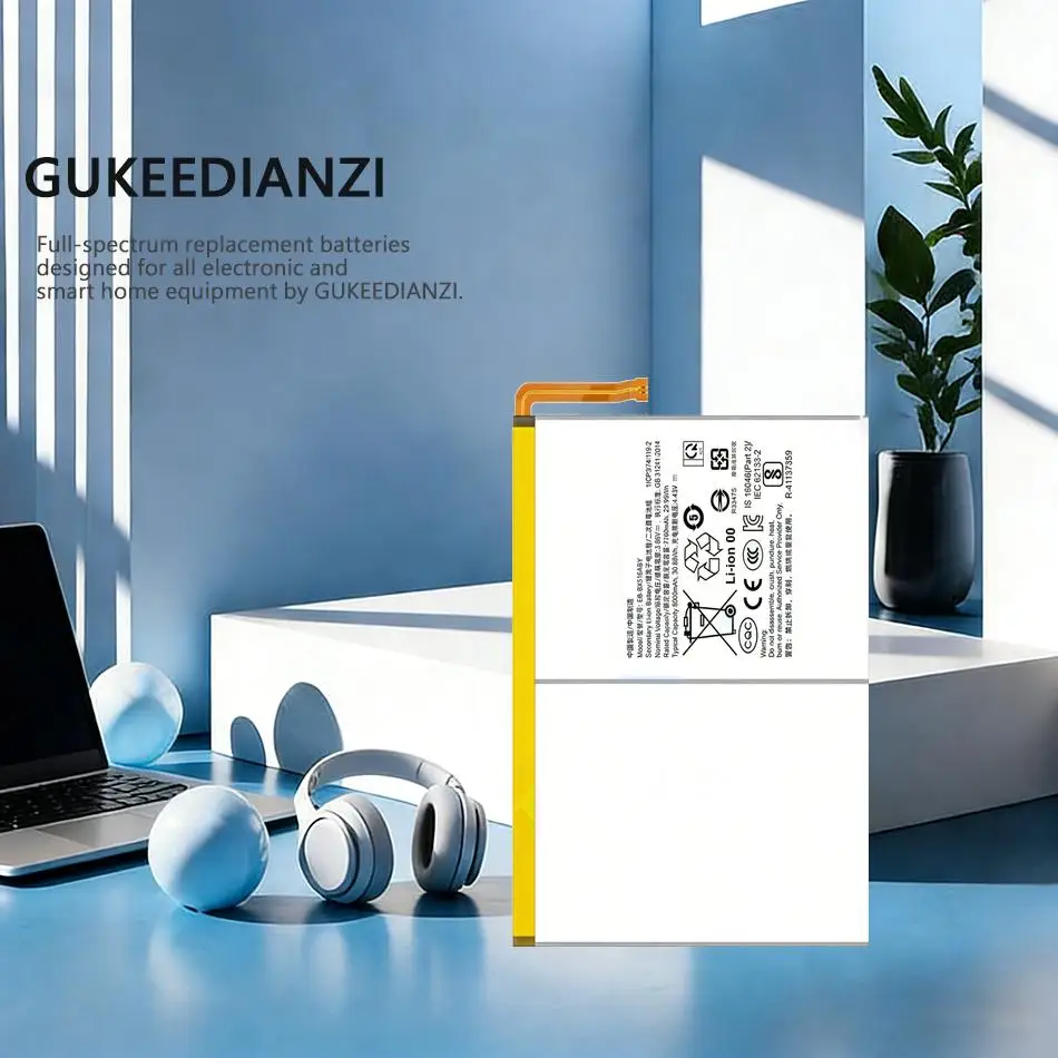 

Durable 8000Mah Tablet Battery High-Efficiency EB-BX516ABY For Samsung Galaxy Tab S9 FE SM-X510 SM-X516 X510 X516