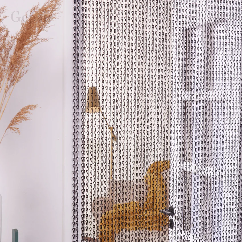 Aluminum Fly Screen Curtain Mosquito  Insect Barrier for Doorways, Commercial  Home Kitchen Use