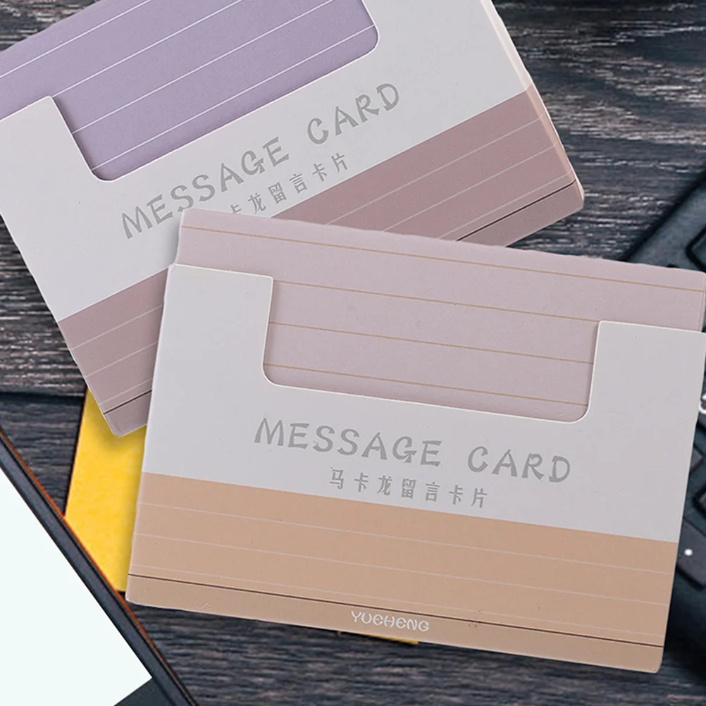 

Macaron No Adhesive Note Paper 2 Packs 150 Sheets Index Cards Flashcards Message Supplies Lightweight Water Resistant