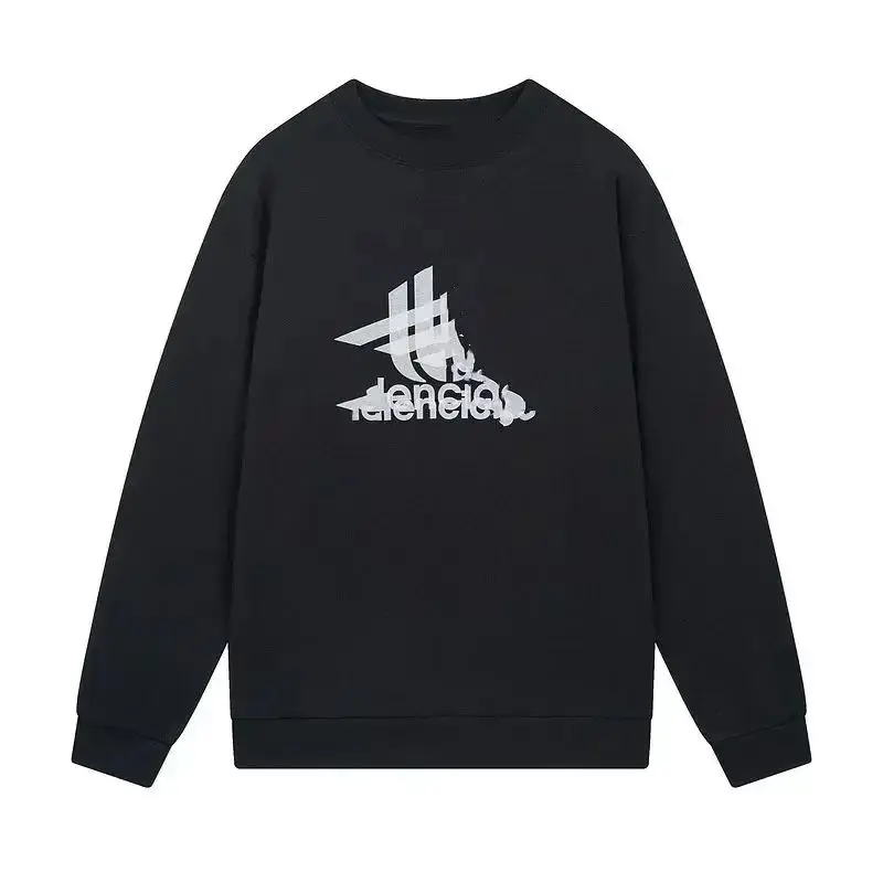 

Fashion Couple Ghost Pattern Crew Neck Sweater Plus Size Casual Loose Version Printing Classic Graphic Design