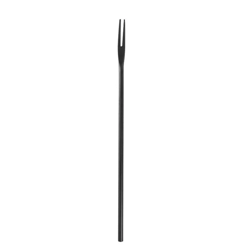 Creative Thin Long Handle Pickle Fork Solid Household Fruit Fork Kitchen Supplies Tableware Utensil Fruit Toothpick