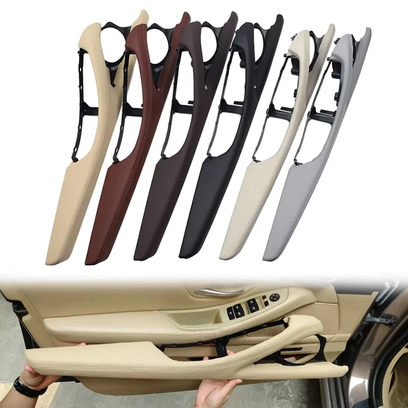 LHD Driver Side Door Armrest Leather Assembly Support Inner Pull For BMW 5 Series F10 F11 F18 520i 523i 525i 528i 530i 535i