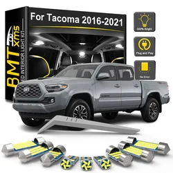 BMTxms 10Pcs LED Interior Light Bulb Kit For Toyota Tacoma 2016 2017 2018 2019 2020 2021 Car Indoor Reading Dome Lamp Canbus