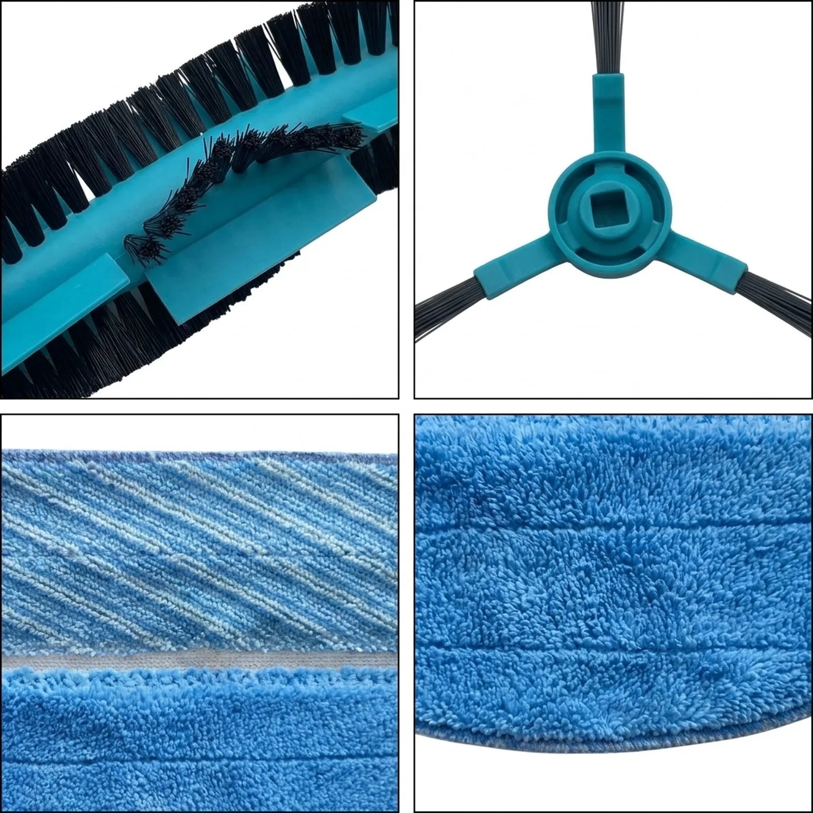 Roller Brush Filter Side Brush Water Tank Filter for Cecotec For Conga 3090 Series Vacuum Cleaner Premium Accessories
