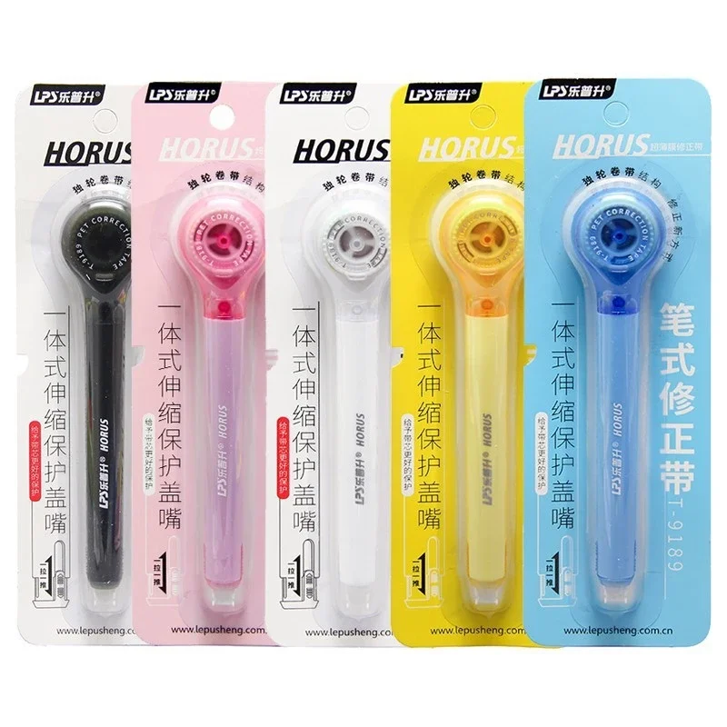 6m Correction Tape Macaron Color Creative Design Corrector of Pen Shape Comfortable Holding Kawaii Stationery School Supplies image 3
