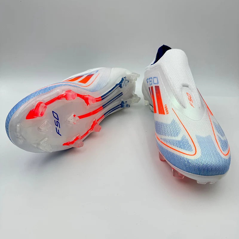 

Professional Men Football Shoes Fast Football Field Boots Original Low Cut Soccer Shoes Society Cleats Long Spikes Sneaker Match