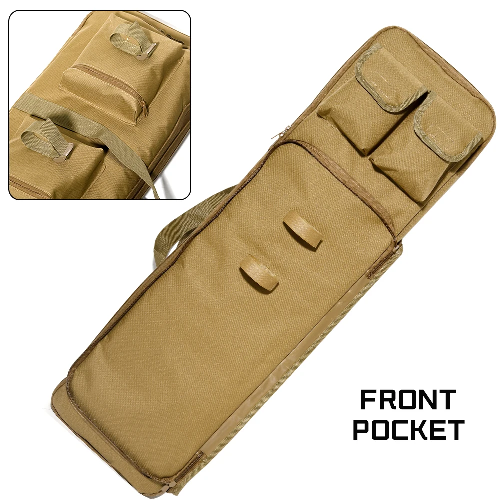 94cm 120cm Doppel-Langwaffentasche Weiche Gewehrtasche Gewehr-Rucksack Schießtasche Schultertasche für Jagdzubehör – Detail 5