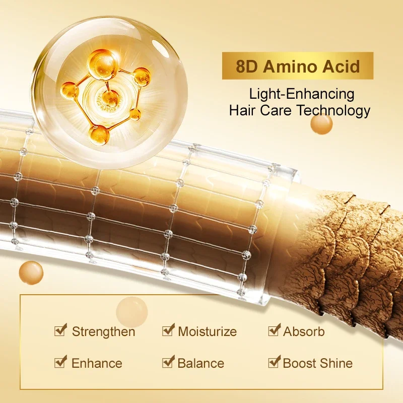 PURC Nourishing Argan Oil + Coconut Oil Hair Mask Smoothing Strengthen Repair Damaged Hair Shine Soft Hair Treatment Hair Care - Image 2