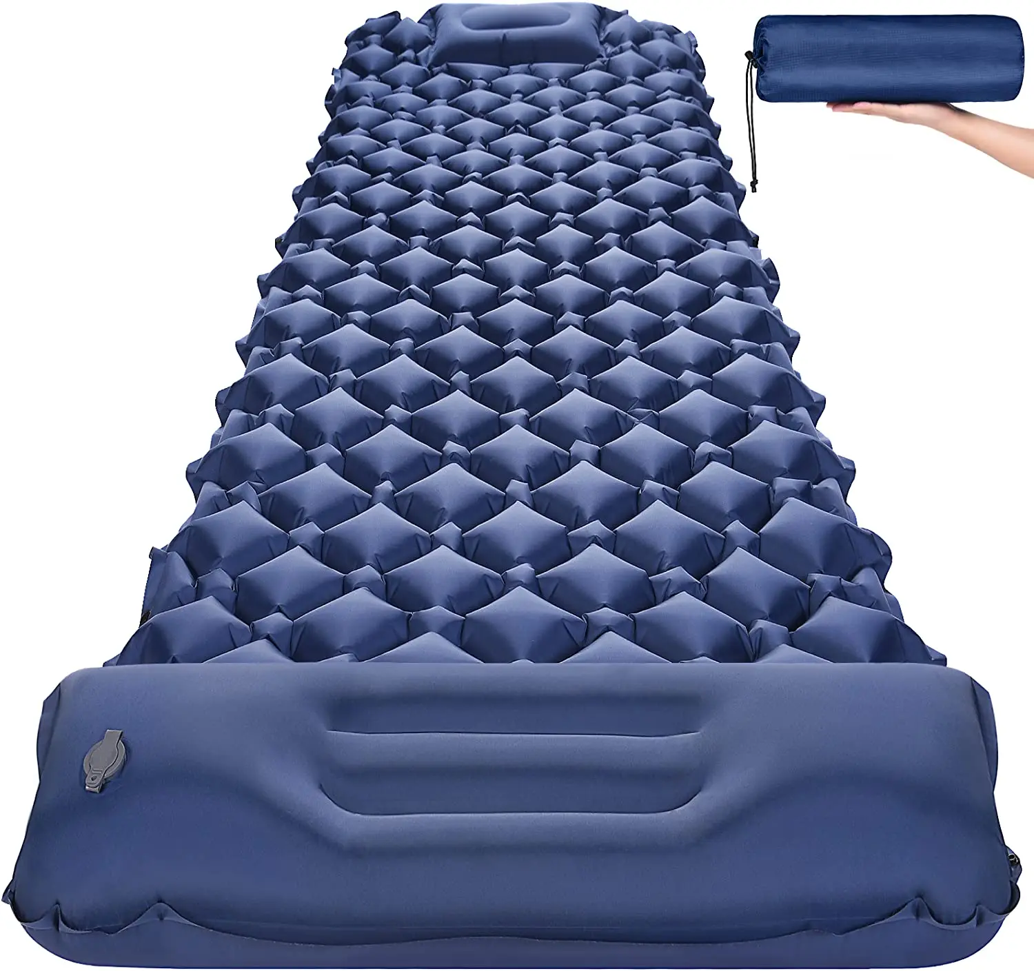 Outdoor Travel Sleeping Pad, Car Self-Inflating Mat, Waterproof, Foldable, Compact Camping Mat