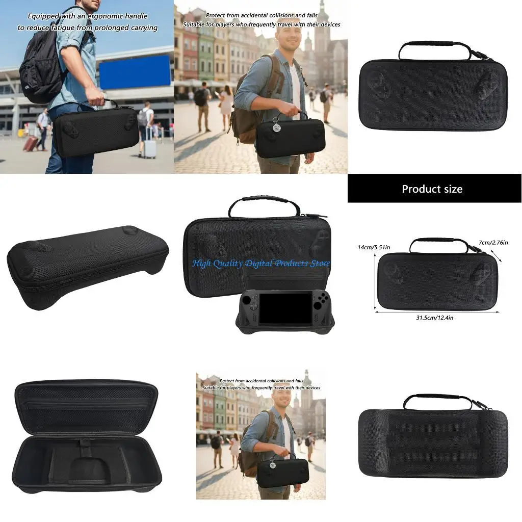 

U2JE Storage Bag with Pocket Handheld Console Carrying Case Scratchproof Case