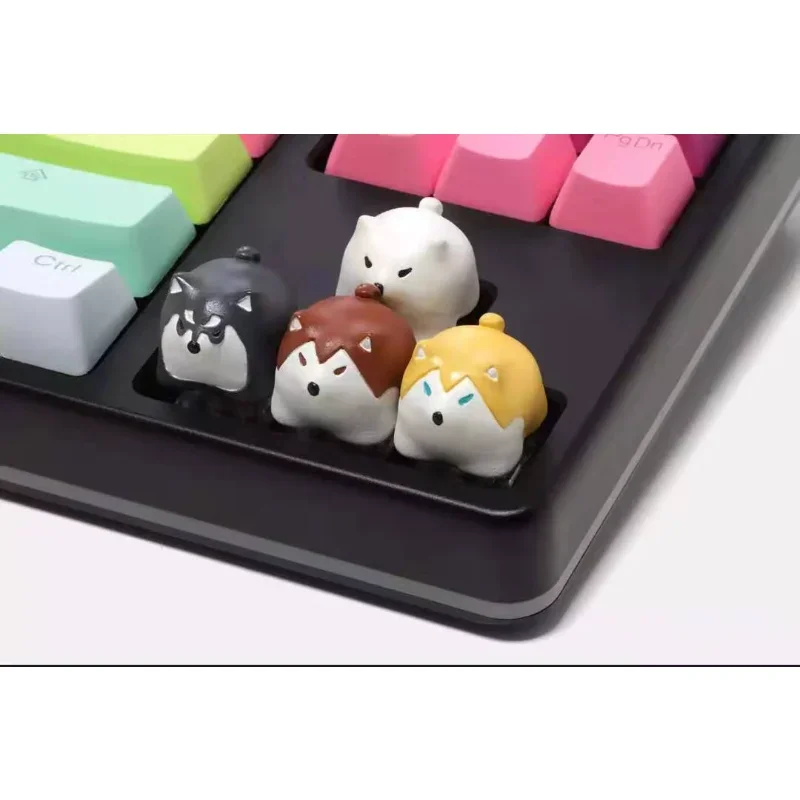 Husky mechanical keyboard cross shaft personalized handmade resin creative cute keycaps