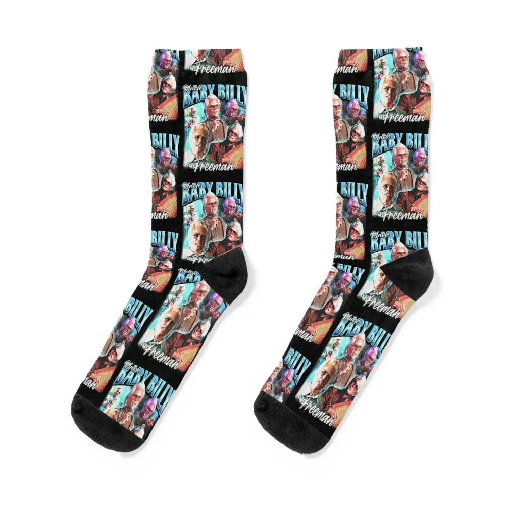 

Uncle Baby Billy Freeman Vintage Socks Men's Heating sock Stockings funny sock Women Socks Men's