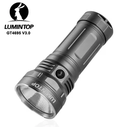 EDC-Lampe de poche LED pour l'extérieur, 800m, USB C, charge, décharge, 15000 lumens, torche, lanterne, banque d'alimentation 46950, haute lumière injuste, GT4695