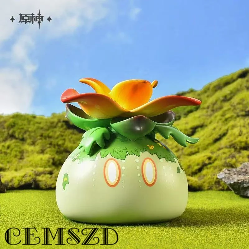 Jeu Genshin Impact Slime série officiel authentique herbe Slime musique humidificateur Halloween cadeaux de noël Cosplay ornement bricolage