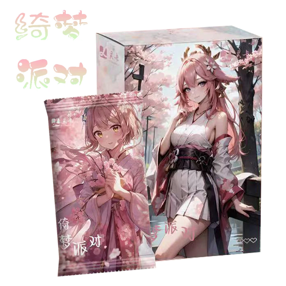 

New Romantic Dream Party Goddess Story Card Anime Game Girl Cute Maid Costume Cosplay Acrylic Card Doujin Toys and Hobbies Gifts