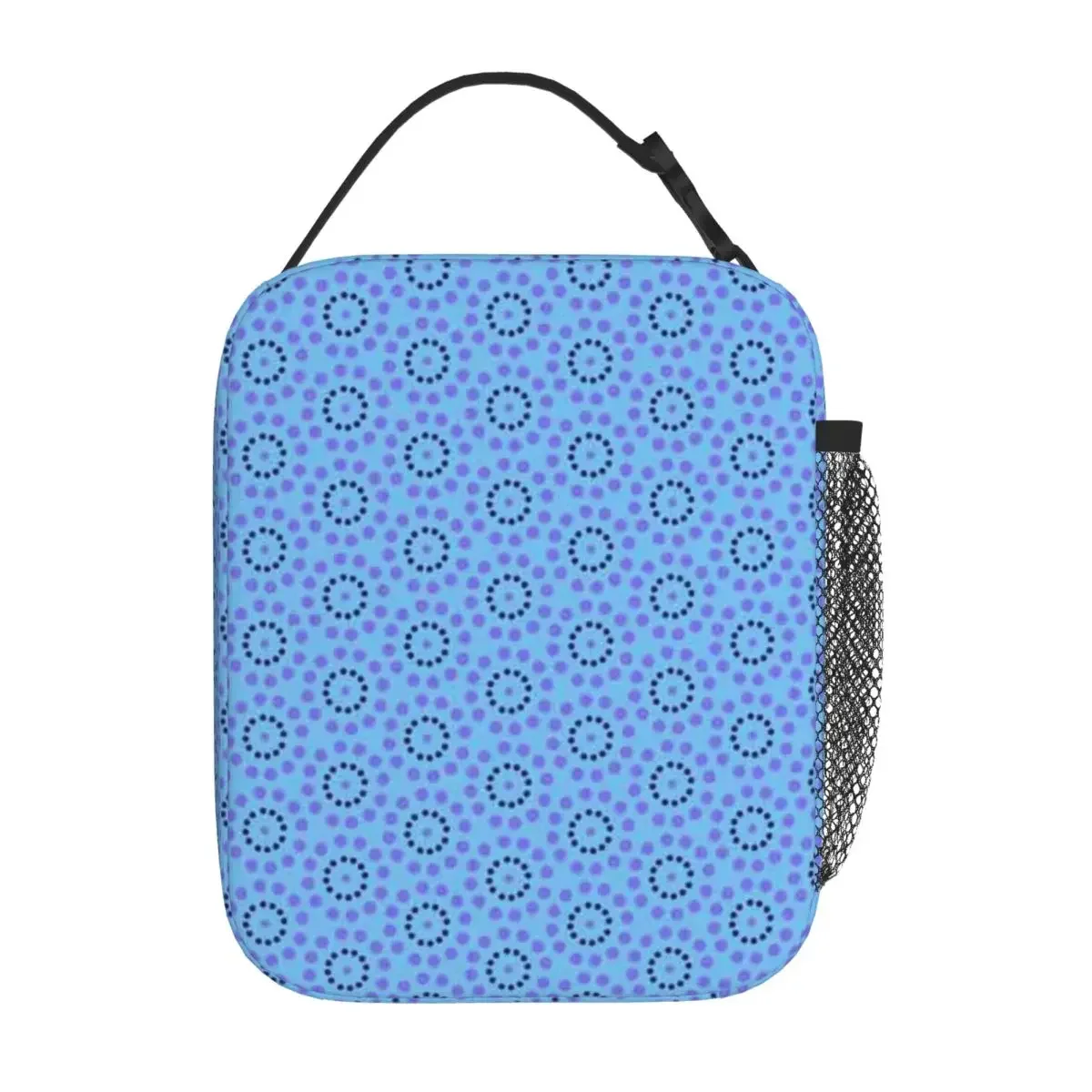 Bestselling Colorful Micro Large Spots Happy International Dot Day Circle Pattern Camping Lunch Bag Diet Meal Packing Lunch Bag