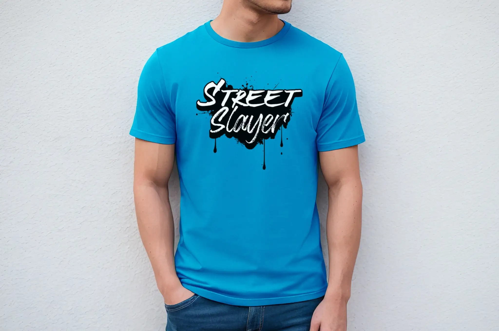 Street Slayer Drift Logo Bike T Shirt For Motorcyclist Casual Biker Motorcycle Lover