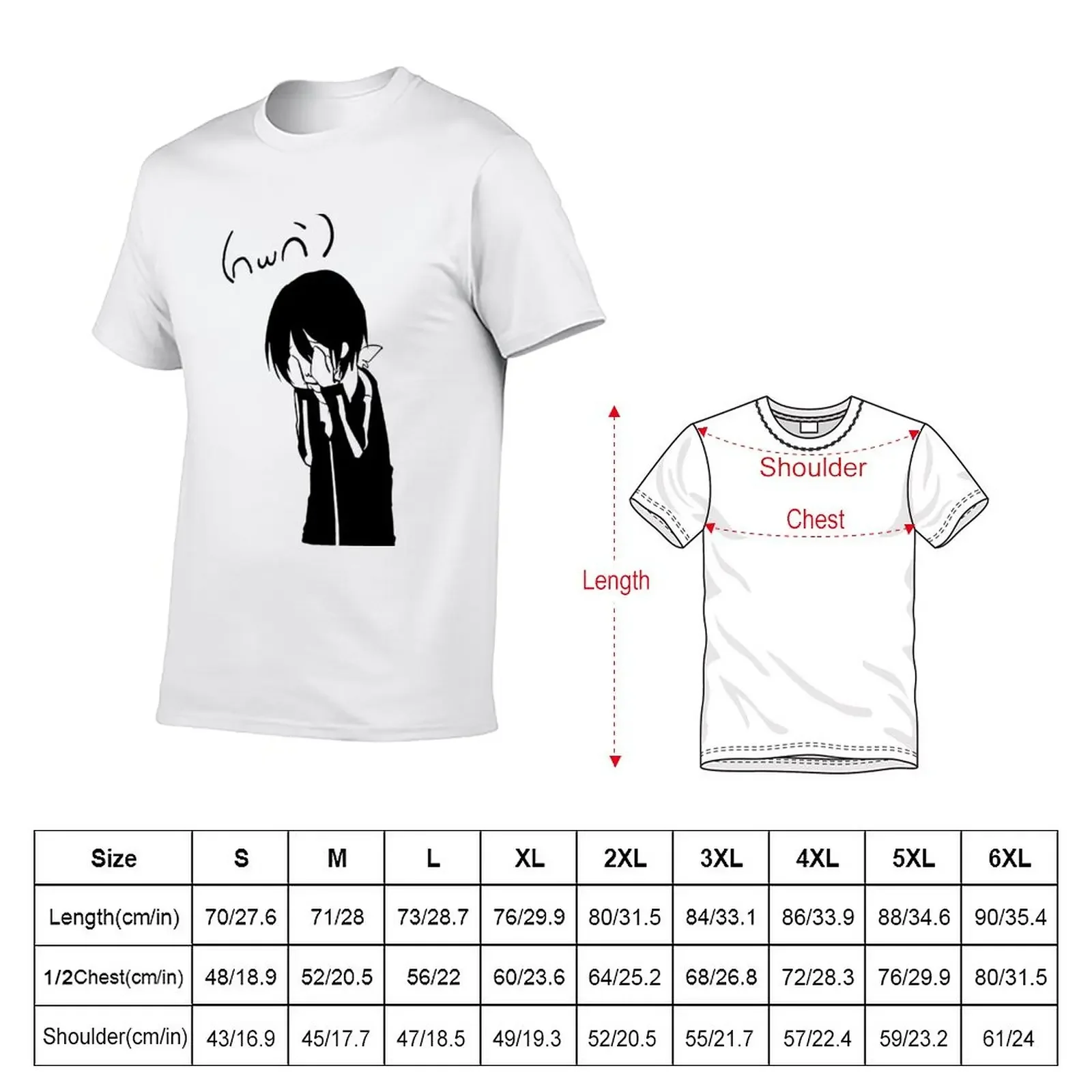 New Japanese Adventure Manga Noragami Character Yato Funny Meme T-Shirt cute clothes T-shirt for a boy mens white t shirts