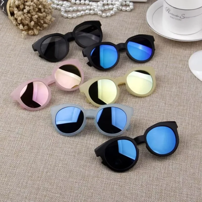 

2024 Fashion Brand Baby Kids Sunglasses Girl Black Children's Sunglasses Anti-uv Sun-shading Eyeglasses Boy Glasses Goggle